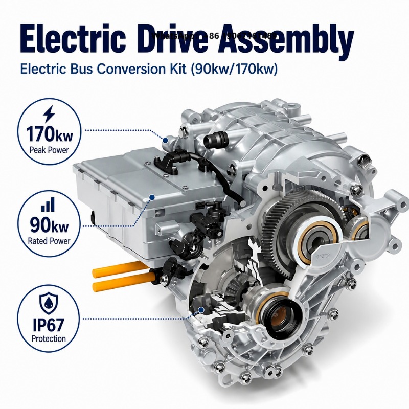 170kw Peak Power Electric Car  - Ev Electric Motor Conversion Kit Car recension och pris
